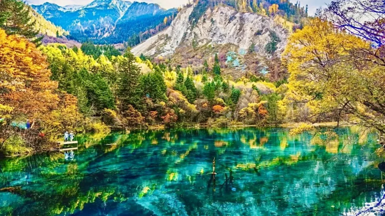 九寨溝秋景