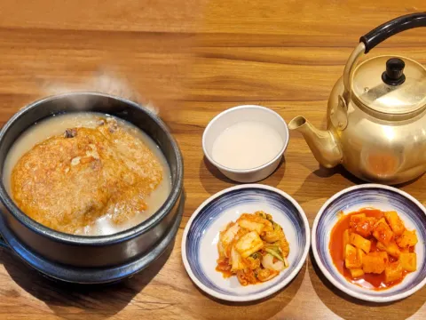 養生鍋巴蔘雞湯+傳統馬格利酒