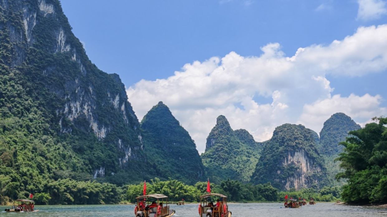 竹筏漫遊灕江精華段