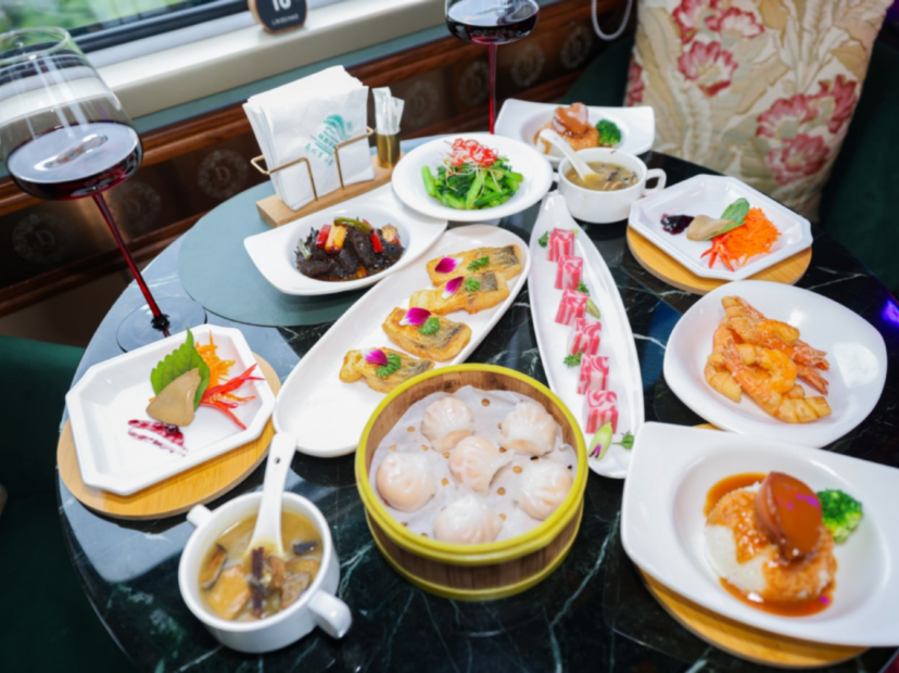 林都號專列專屬美食