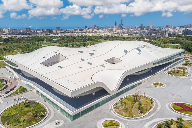 衛武營國家藝術文化中心鳥瞰圖