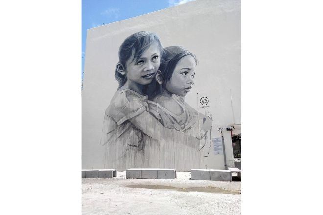 麻坡姐妹情深壁畫