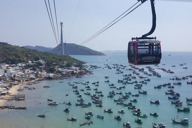 全球最長跨海三纜索纜車