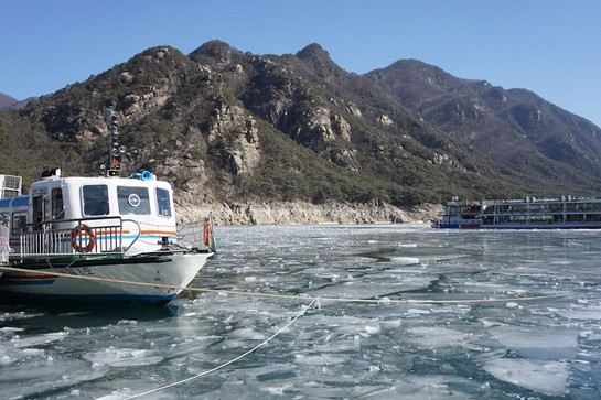 忠州湖遊船破冰體驗