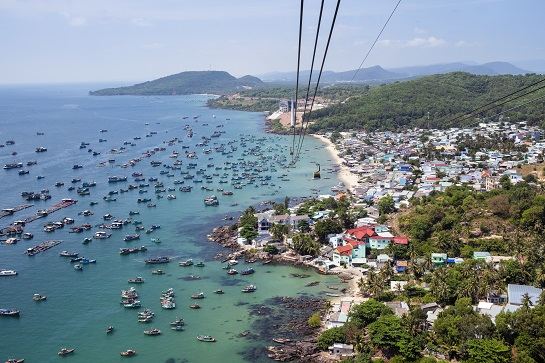 全球最長跨海三纜索纜車