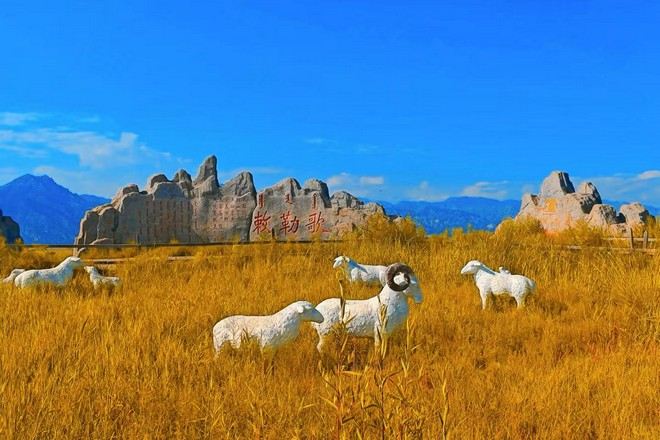 哈素海旅游區敕勒川草原呼