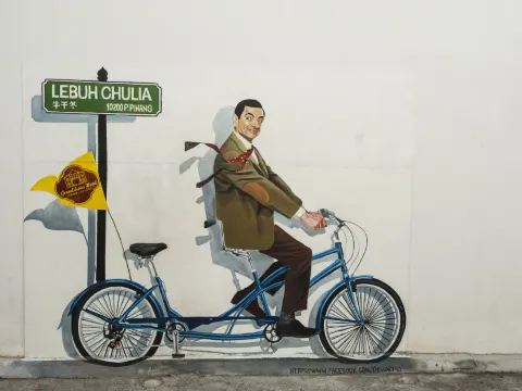 檳城特色壁畫彩繪街