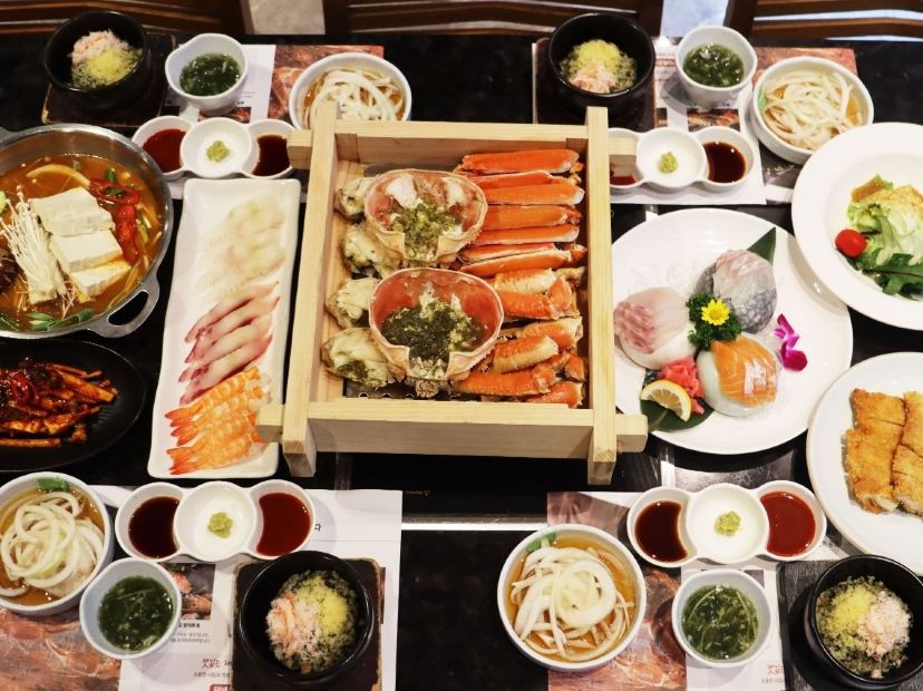 機張名物 : 松葉蟹料理