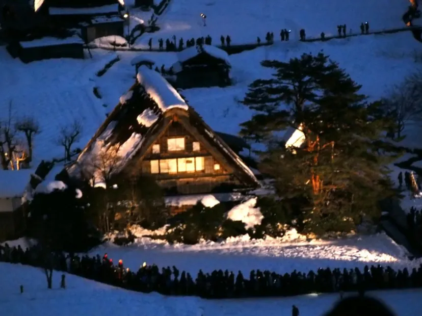 白川鄉點燈祭