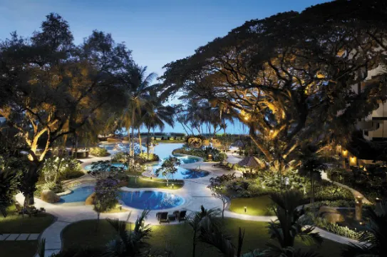 檳城Shangri-La's Rasa Sayang_Main Pool_ Evening