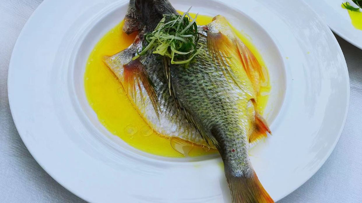 原汁原味黃湯原條蒸黃腳立