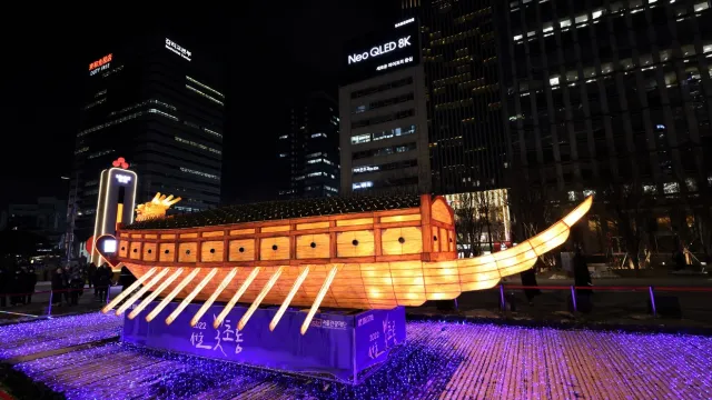 「冬季慶典」清溪川第17屆首爾燈節