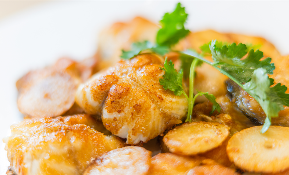 鮑汁柚皮燜海參+特色煎焗花錦鱔宴