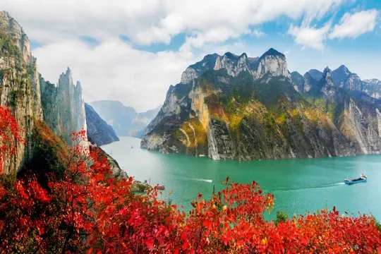 巫峽神女+大轉彎紅葉