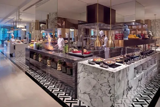 杭州君悅酒店豪華自助晚餐