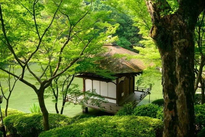 紅葉溪庭園夏天@和歌山旅遊局