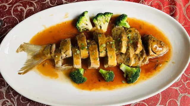 鮮花椒焗無骨魚