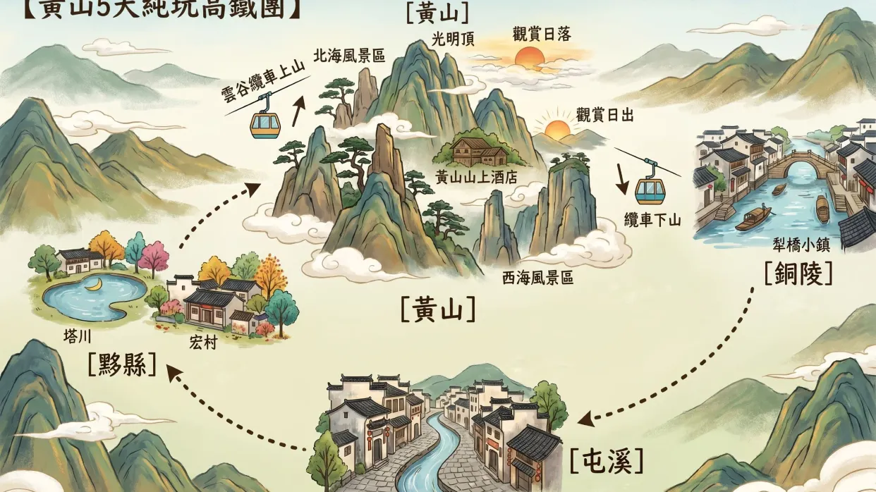 行程示意圖