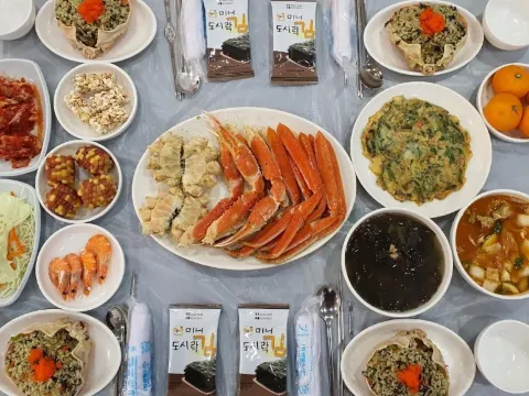 機張長腳蟹料理+蟹膏炒飯