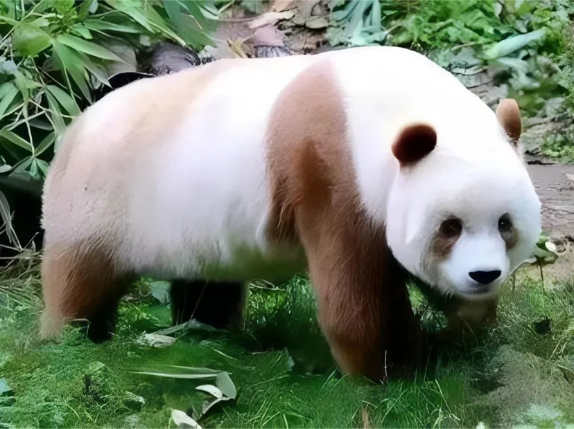 棕色大熊貓