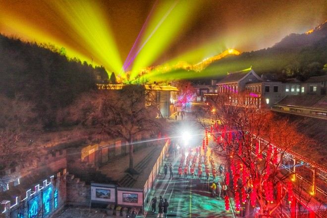 夜遊八達嶺長城