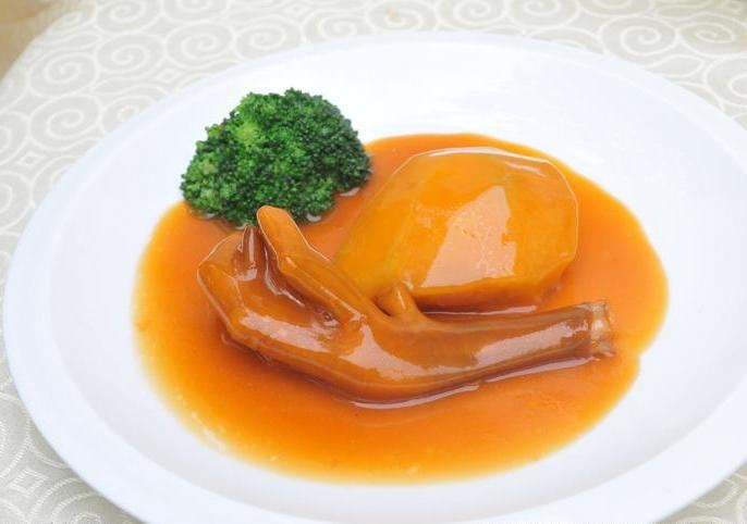 菊花柚皮扣鵝掌