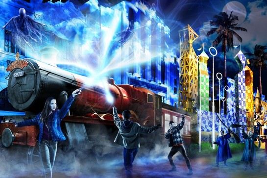 環球奇觀晚間巡遊