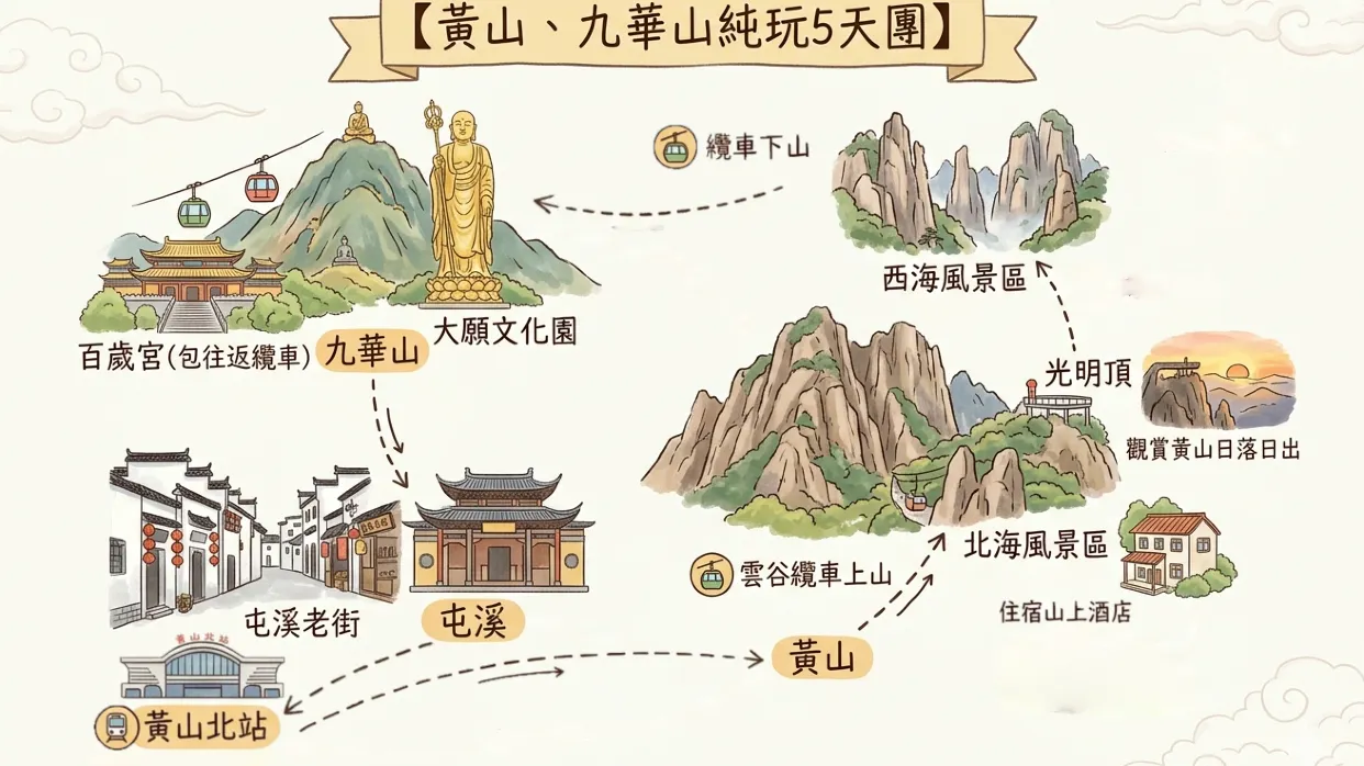 行程示意圖
