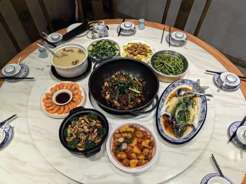 地道燜黑棕鵝宴