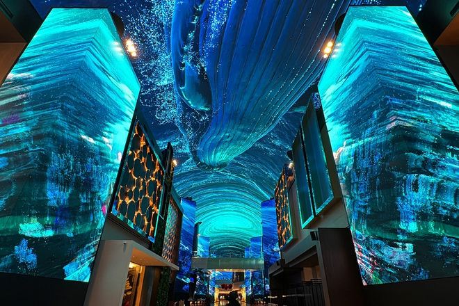 沉浸式體驗藝術長廊「極光道」