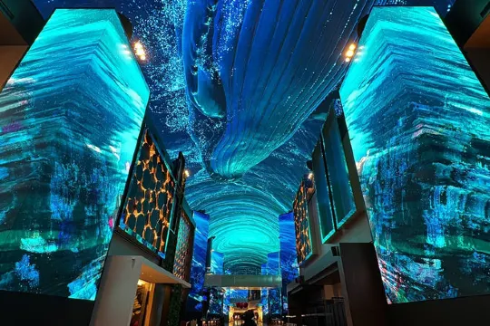 沉浸式體驗藝術長廊「極光道」