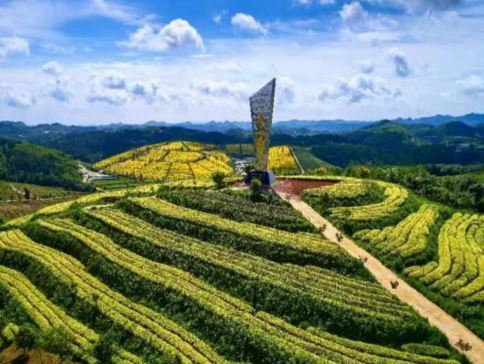 光影貴州‧打卡自然風光‧茶香橋韻※ 貴陽、安順、興義5天純玩高鐵團 中國及亞洲第一大瀑布~黃果樹大瀑布、萬峰林、龍宮龍字田、黃金芽茶葉種植基地、遠眺花江峽谷大橋、貴陽地標甲秀樓夜景
