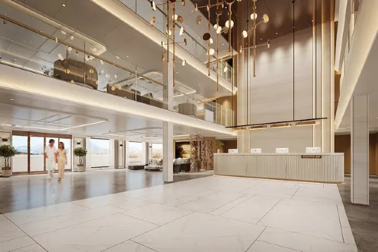 世紀遠航號~遊船大堂