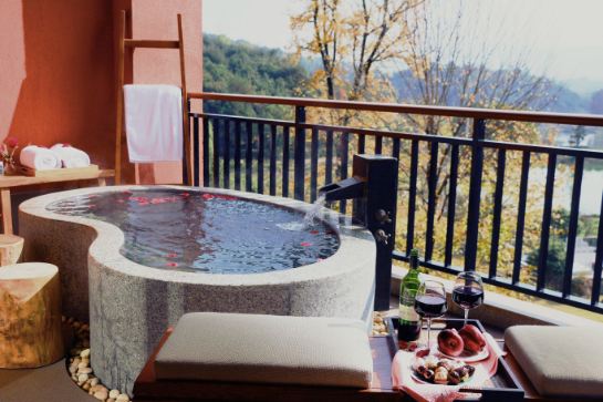 春泉莊溫泉酒店露台獨立溫泉池