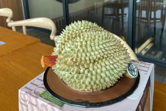 品嚐3D榴槤雪糕蛋糕