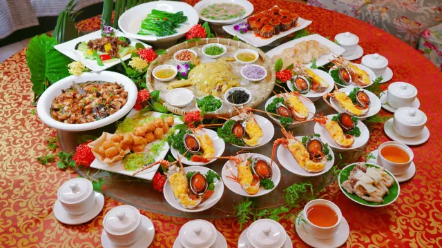 珍味鮮鮑魚龍蝦