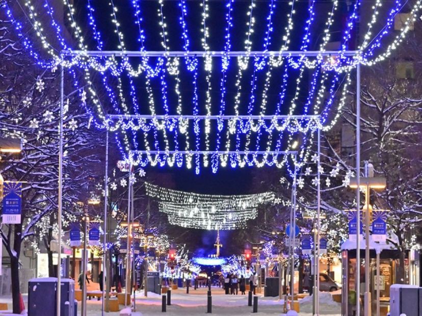 旭川買物公園冬之illumination
