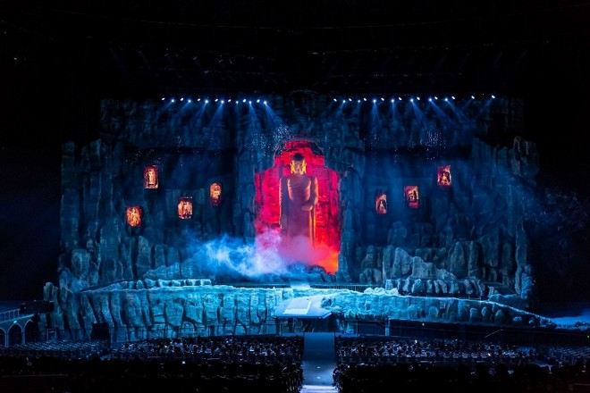 大型實景舞台表演《駝鈴傳奇》秀