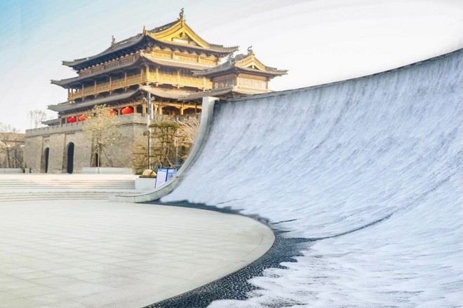 鹽官古城~鹽官潮牆