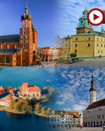 【4鑽】波蘭(克拉科夫、華沙) + 波羅的海(立陶宛、拉脫維亞、愛沙尼亞) +芬蘭 (赫爾辛基)深度探索中世紀古跡之旅10天團  