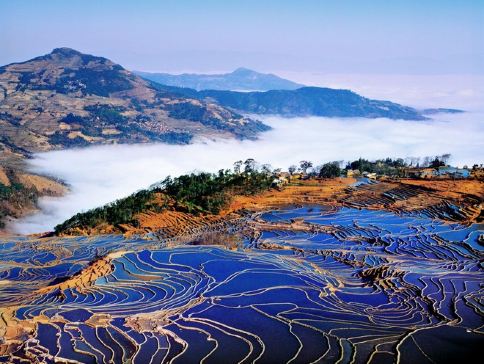 雲南梯田美景、賞花、溫泉8天純玩高鐵團  元陽梯田、多依樹梯田、壩達梯田、金雞嶺萬畝油菜花、圓通山賞海棠+櫻花、建水古城、百年米軌小火車、碧色寨、普者黑、九龍大瀑布、彌勒溫泉