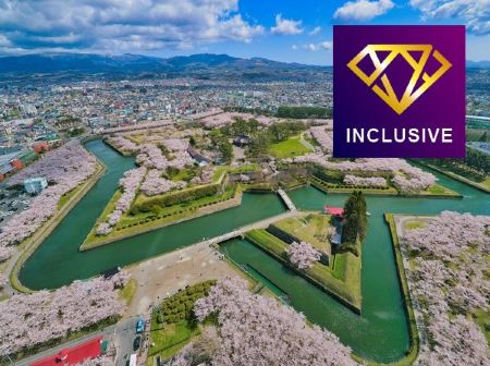 公主郵輪~鑽石公主號《春日櫻花限定》 日本(東京、橫濱、長崎、函館、室蘭、青森)、韓國(濟州) 12天豪華郵輪假期【優遊全包】