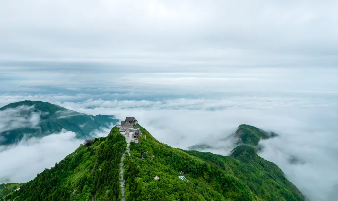 南嶽衡山祝融峰一帶的山景 南嶽衡山祝融峰一帶的山景