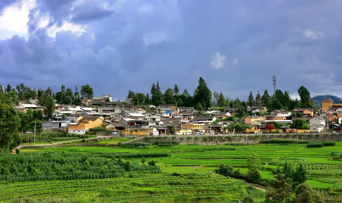 司莫拉佤族村傳統村寨風貌 司莫拉佤族村傳統村寨風貌