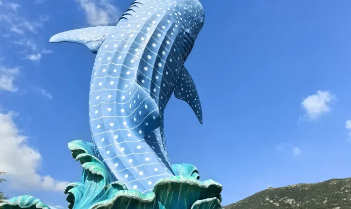 珠海長隆海洋王國鯨鯊館的巨型觀賞缸 珠海長隆海洋王國鯨鯊館的巨型觀賞缸