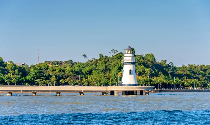 珠海情侶路海濱浴場的沙灘景緻 珠海情侶路海濱浴場的沙灘景緻