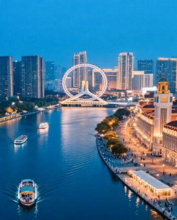 天津、唐山、承德、北京8天深度純玩團 天津(意大利風情街、瓷房子、海河夜景)、唐山(唐山宴飲食文化博物館、穿著古裝拍照、河頭老街遊船、打鐵花)、承德(避暑山莊、小布達拉宮)、古北水鎮、司馬台長城、故宮