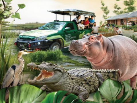 新加坡+馬來西亞 5天自然生態之旅《水上主題公園Gamuda Cove Splash Mania + 巴雅英達濕地公園+Desaru Fruit Farm 品嚐時令水果》