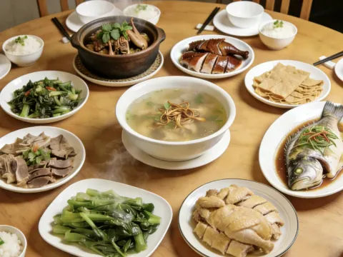 馳名荔枝柴燒鵝+特色薄荷炆鵝宴