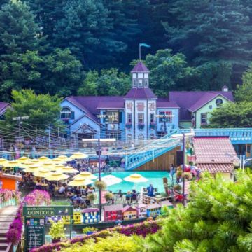 京畿道+首爾5天遊玩之旅 ※【京畿道人氣景點】抱川香草島樂園、坡州DMZ非武裝地帶、漢灘江Y型懸索吊橋 +鴿子囊瀑布、水原Starfield星空圖書館2.0、傳統汗蒸幕體驗、恩平韓屋村